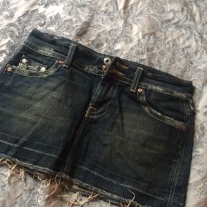 Miss Me denim mini skirt